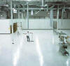 Near seamless anti static tile for static control icon