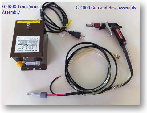 G-4000 Ionizing air blower for static control, power supply and gun assembly photo
