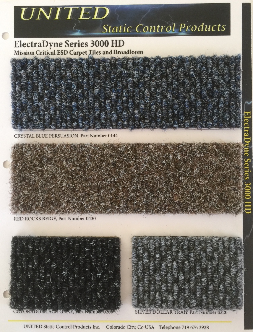Conductive Carpet Colors - New