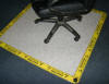 Mission Critical ESD Chair Mat for hard surface flooring, meets 97.2