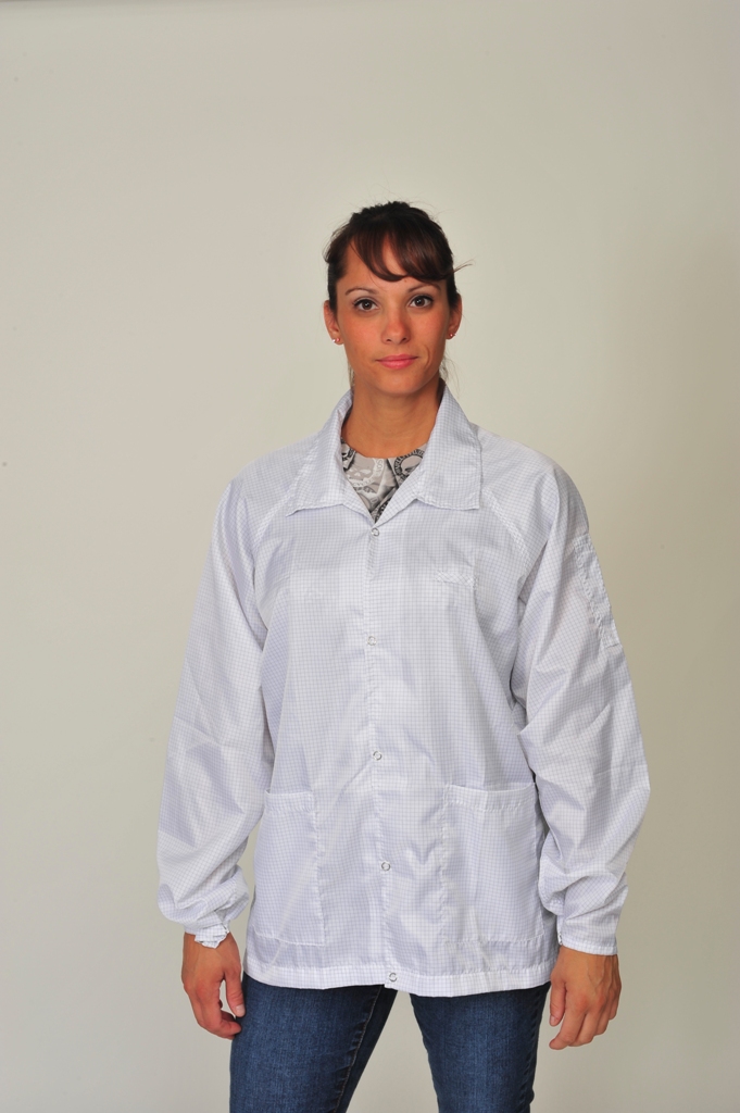 Poly/Cotton ESD Lab Coats, Knit Cuff, 3 Color and 3 Length Options, Each