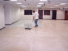 preparation of standard tile and subsequent coating of esd flooring system overlayment