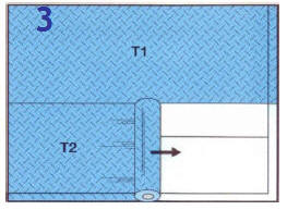 Unroll Titanium ESD Sheet Vinyl over URAS